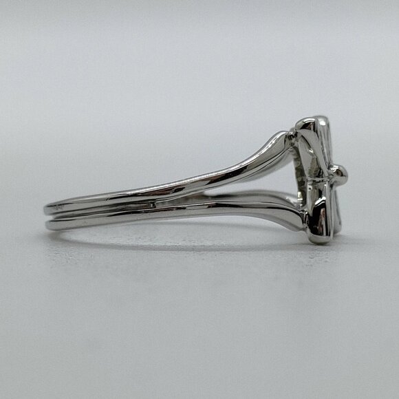 Tiffany and Co. Ring Natural Diamond Platinum 670-073125 - Picture 2 of 9